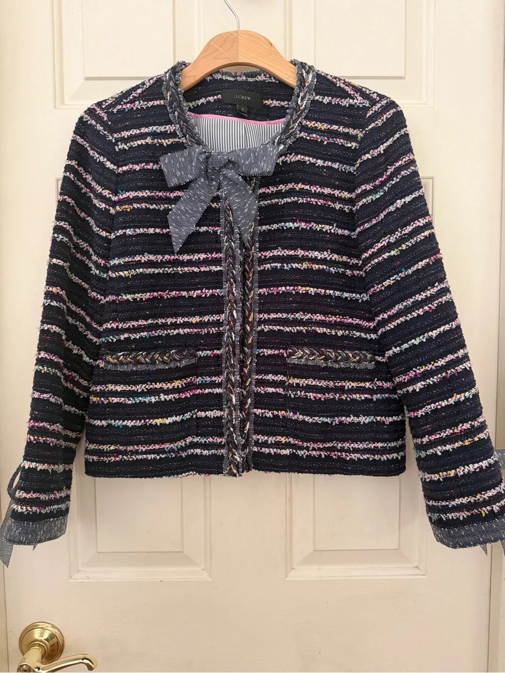 J. Crew cropped tweed